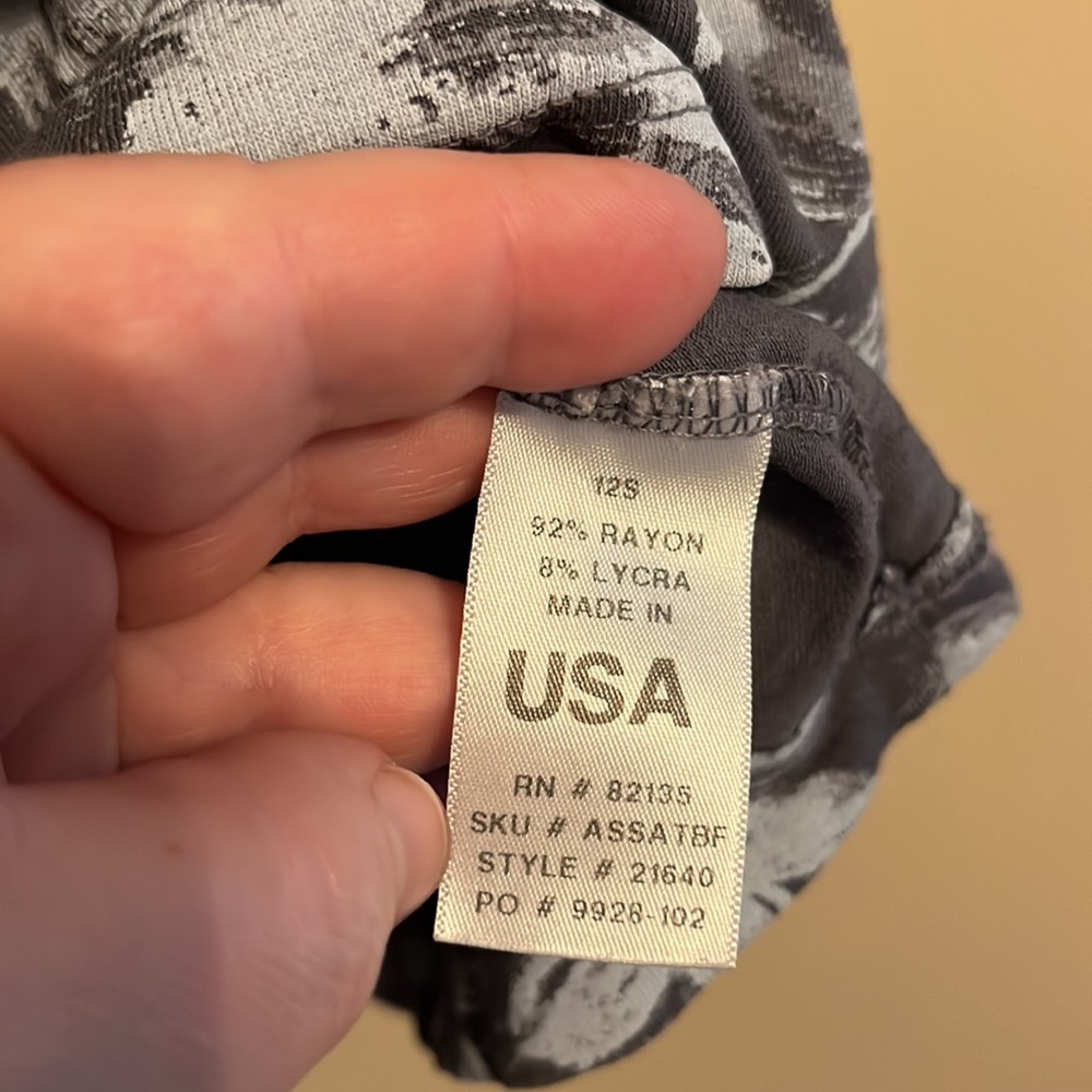 “fresh produce” NWOT vtg 90’s powder blue floral top - Picture 8 of 8